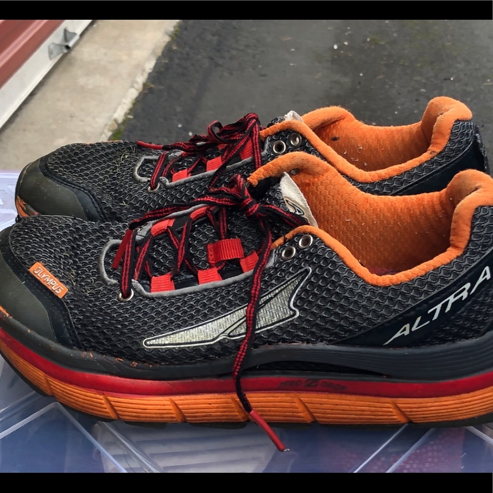 Altra  gaiter trap Olympus Men's Orange Grey Shoes